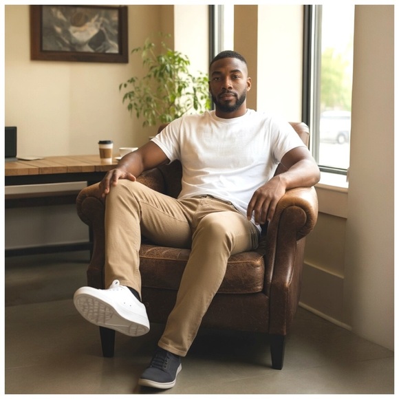 The Perfect Jeans • NYC Slim Fit Jeans/Khakis. Tobacco. 34/30. NWT - Picture 5 of 11